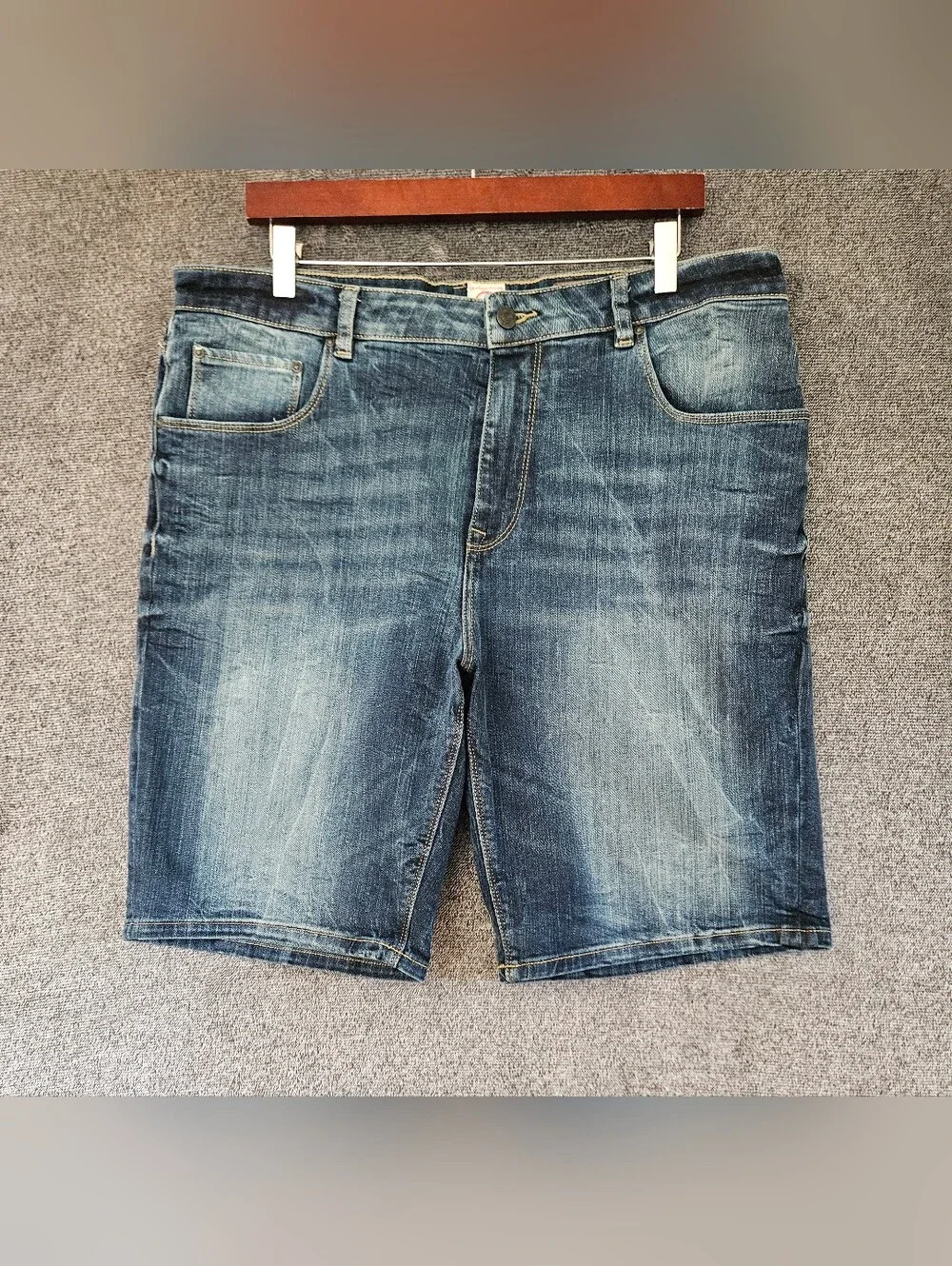 ASOS Acid Wash Denim Bermudas Shorts Size 36W